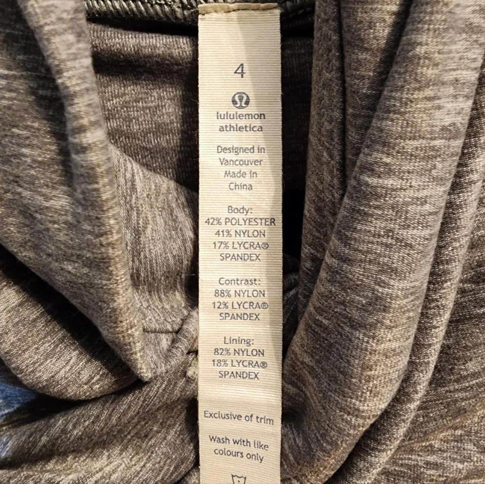 Lululemon Bhakti Double Zipper Yoga Jacket in Heather Slate Gray Women's Size 4